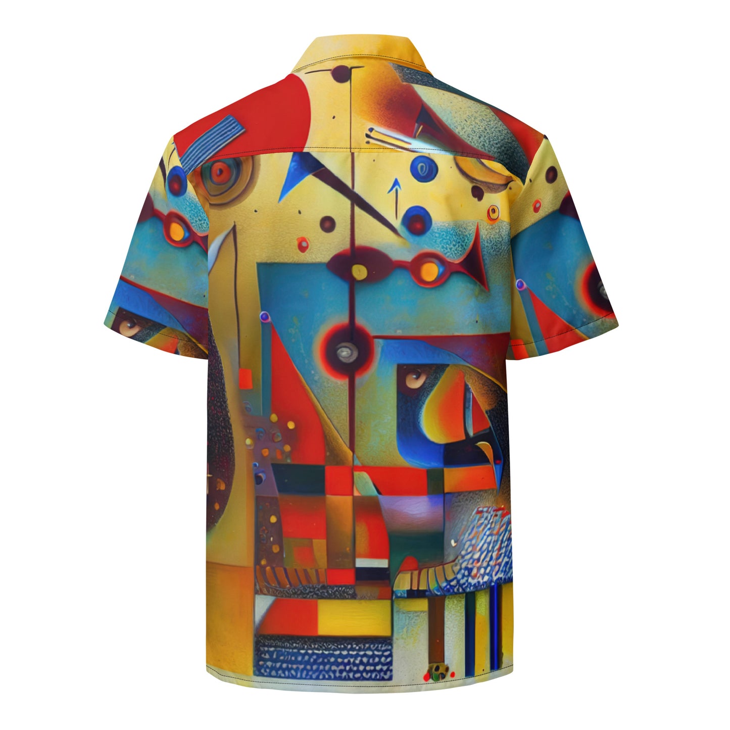 DMV 0350 Retro Art Unisex button shirt