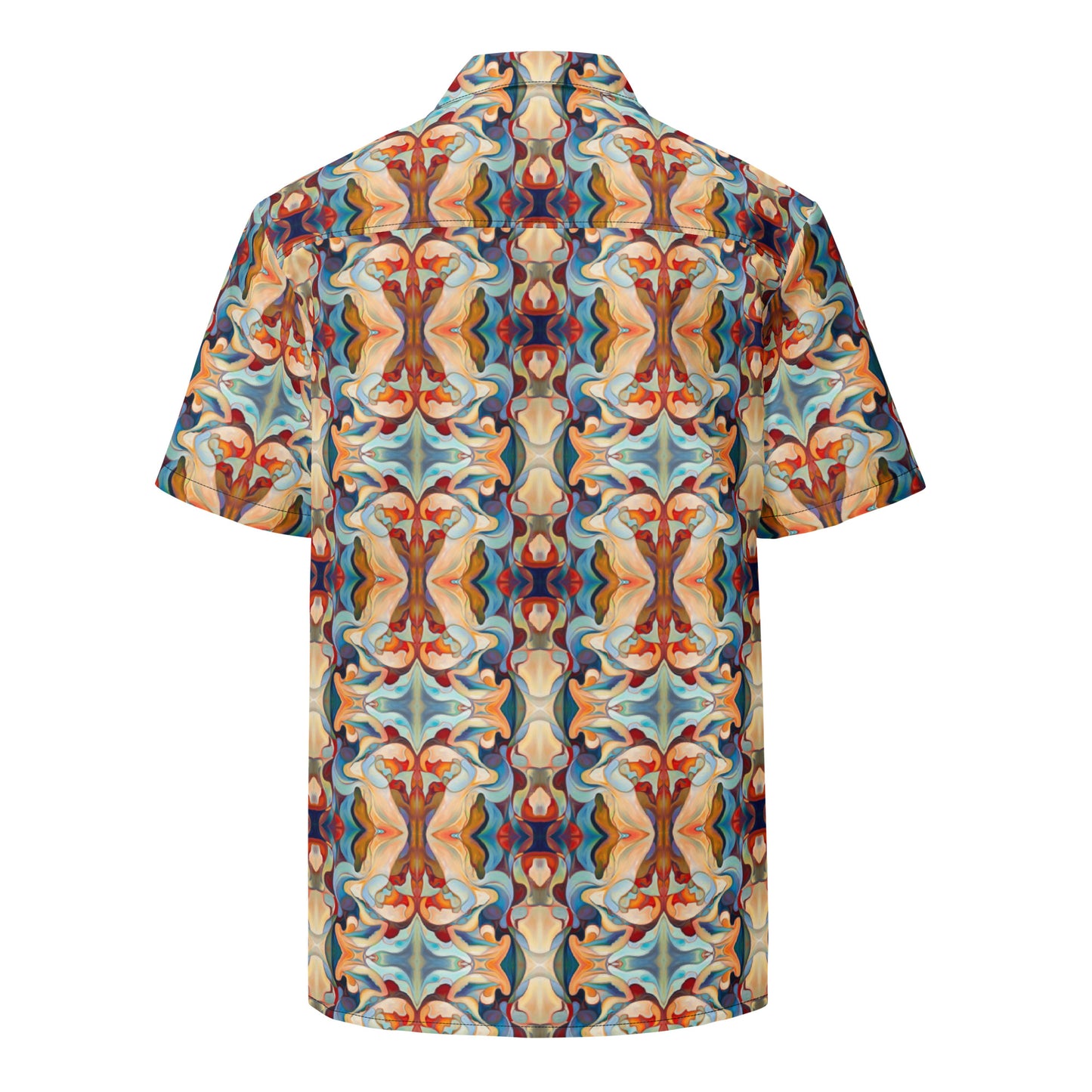 DMV 0971 Chic Boho Unisex button shirt