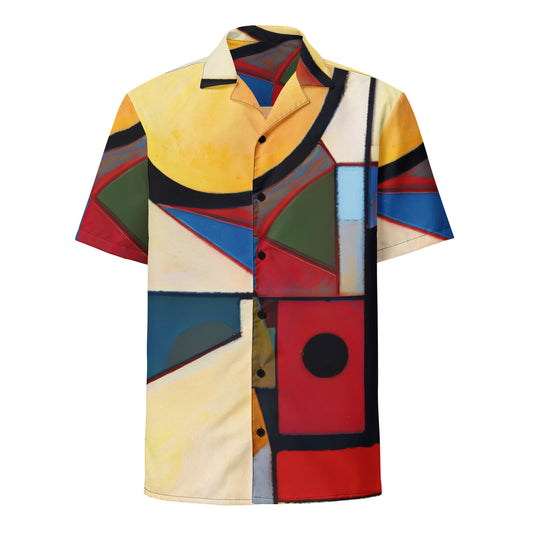 DMV 0209 Abstract Art Unisex button shirt