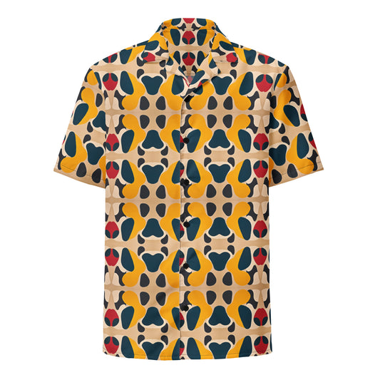 DMV 0236 Vintage Artsy Unisex button shirt