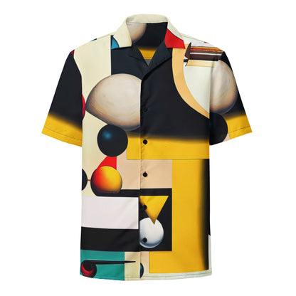 DMV 0055 Retro Art Unisex button shirt