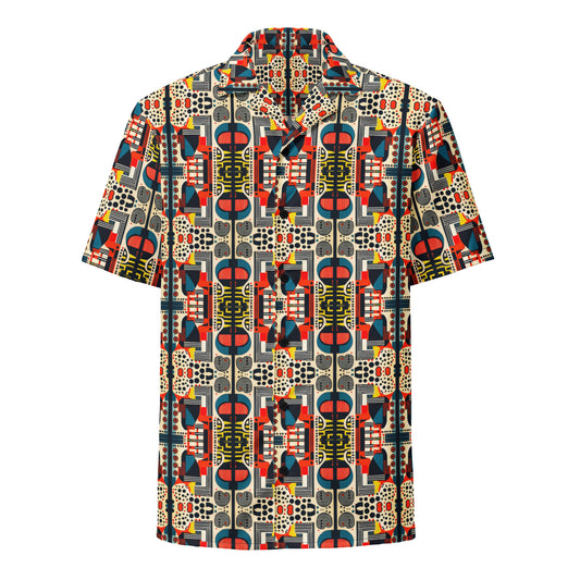 DMV 0013 Chic Boho Unisex button shirt