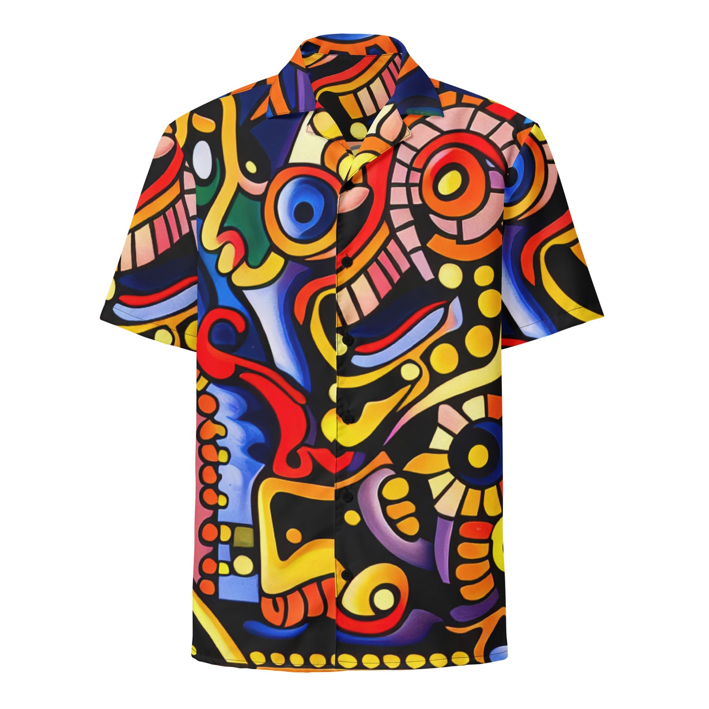 DMV 0051 Psy Art Unisex button shirt