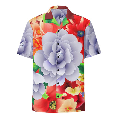 DMV 0035 Floral Unisex button shirt