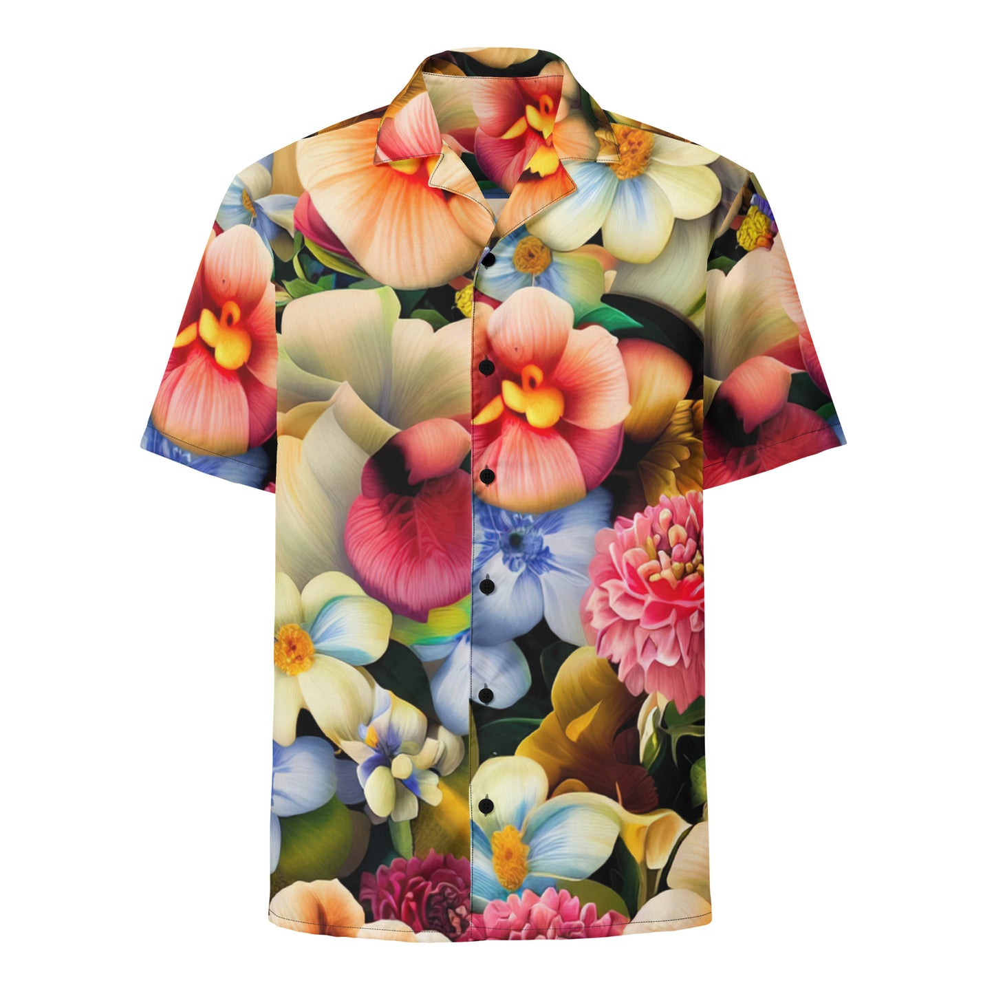 DMV 0088 Floral Unisex button shirt