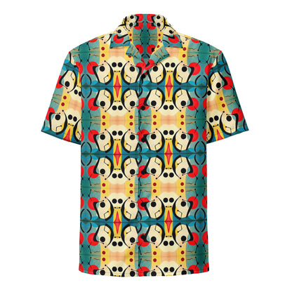 DMV 0044 Vintage Artsy Unisex button shirt