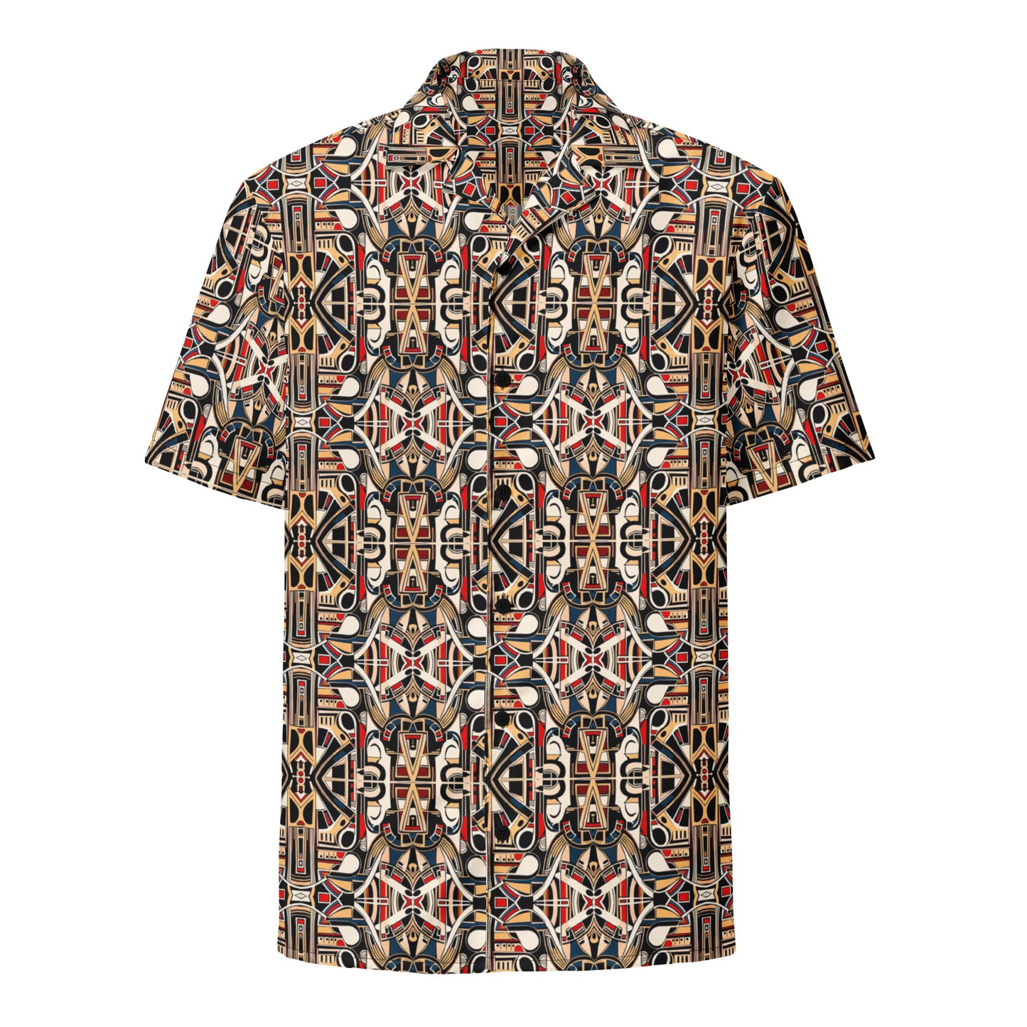 DMV 0078 Chic Boho Unisex button shirt