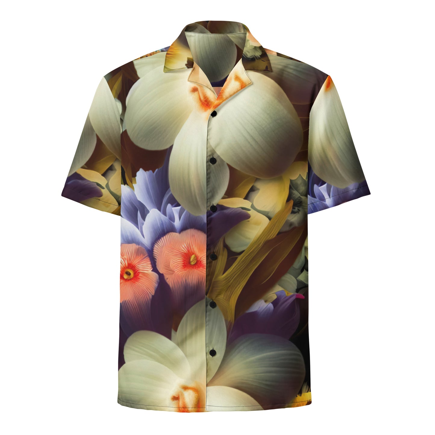 DMV 0125 Floral Unisex button shirt