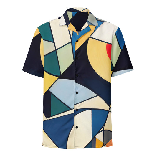 DMV 0227 Abstract Art Unisex button shirt