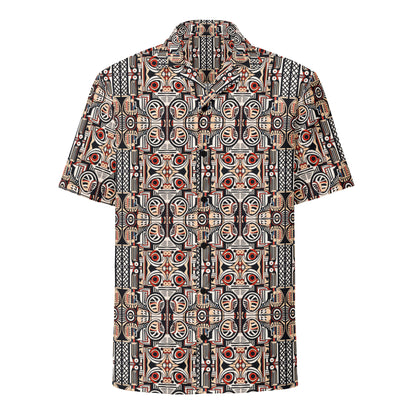 DMV 0274 Chic Boho Unisex button shirt