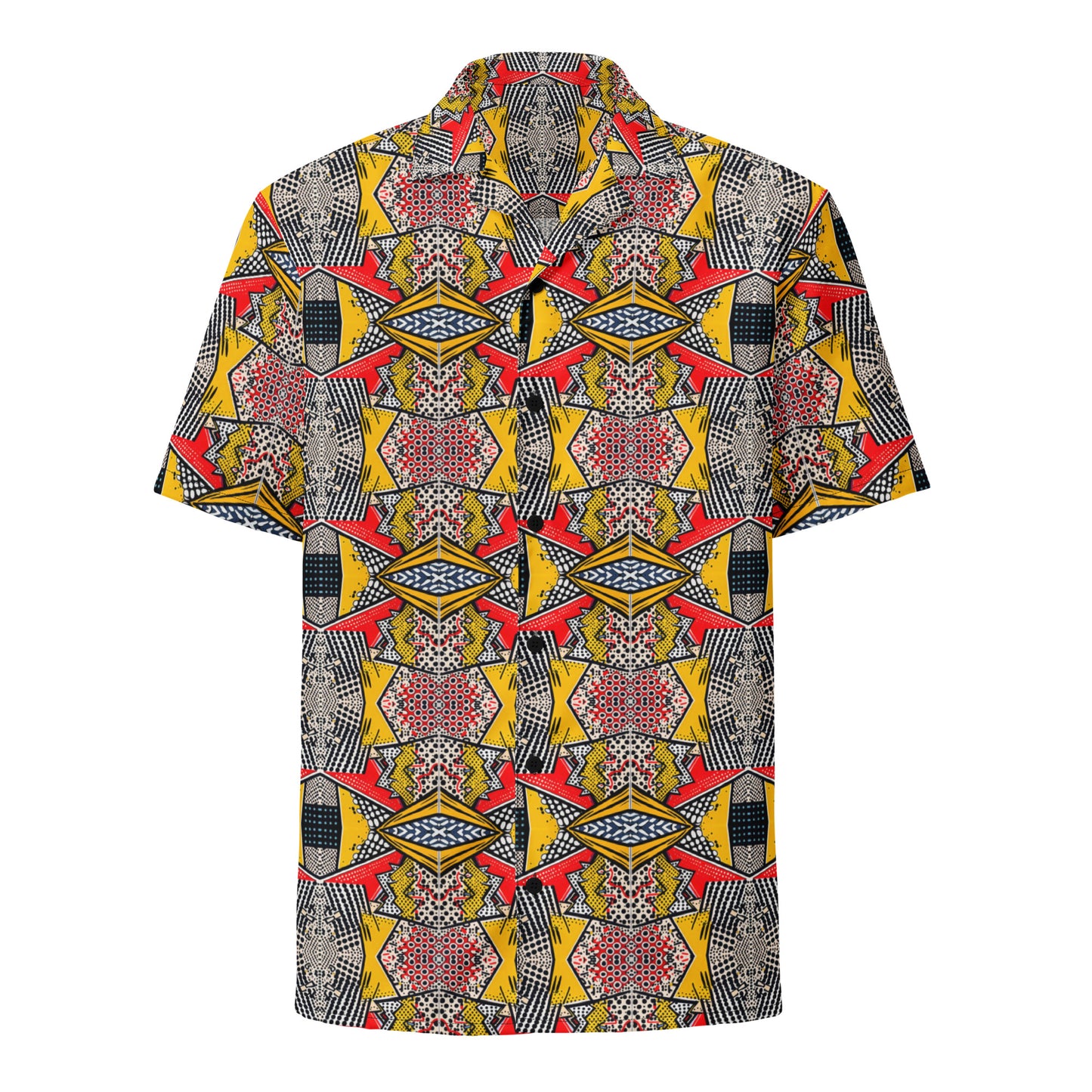 DMV 0225 Chic Boho Unisex button shirt