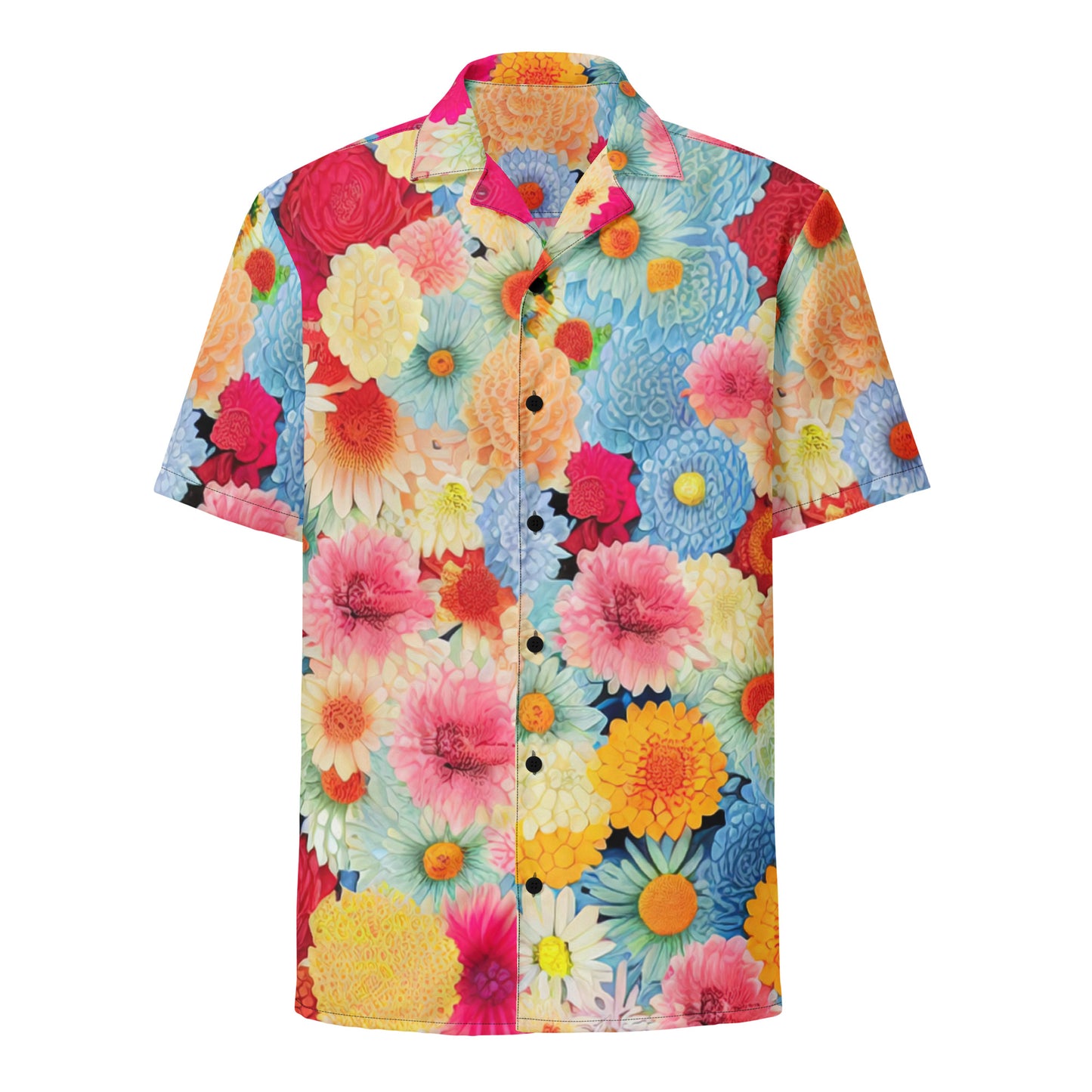 DMV 0106 Floral Unisex button shirt