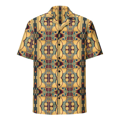 DMV 0224 Geo Boho Unisex button shirt