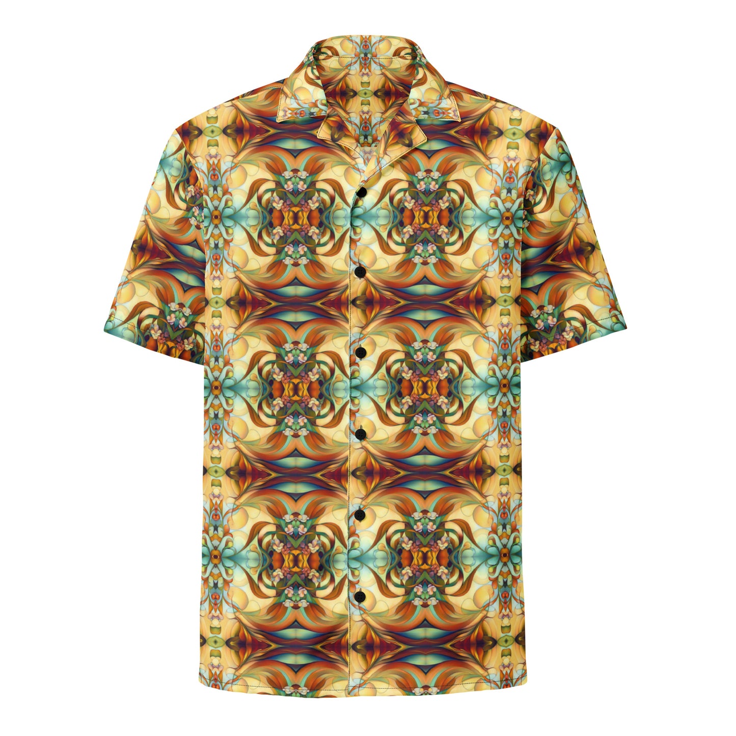 DMV 0123 Chic Boho Unisex button shirt