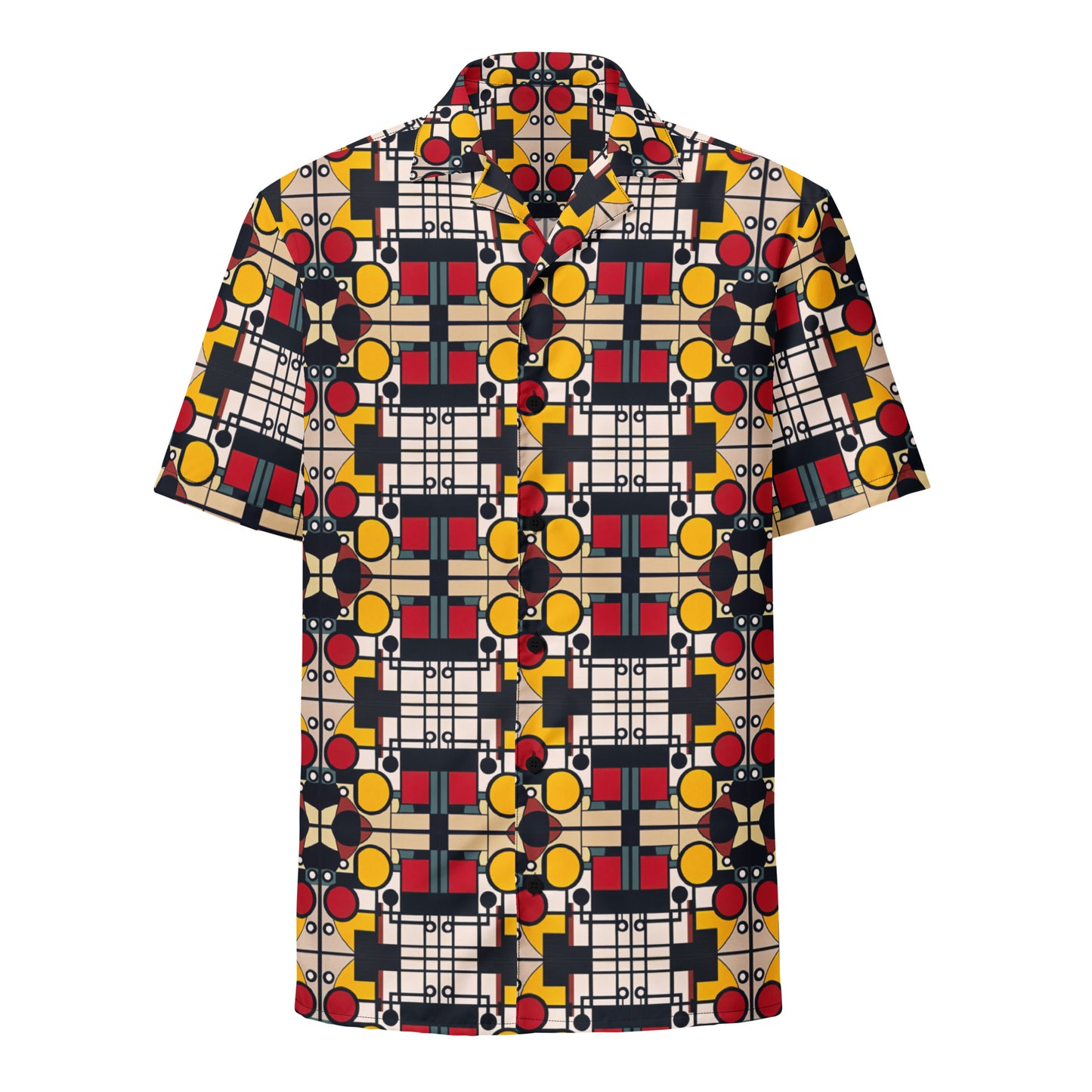 DMV 0142 Geo Boho Unisex button shirt