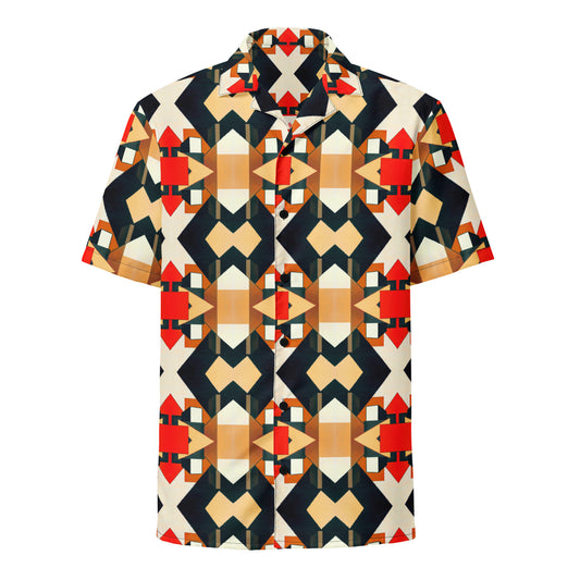 DMV 0138 Geo Boho Unisex button shirt