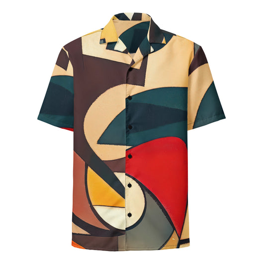 DMV 0296 Abstract Art Unisex button shirt