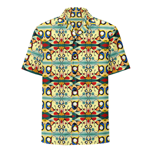 DMV 0405 Vintage Artsy Unisex button shirt