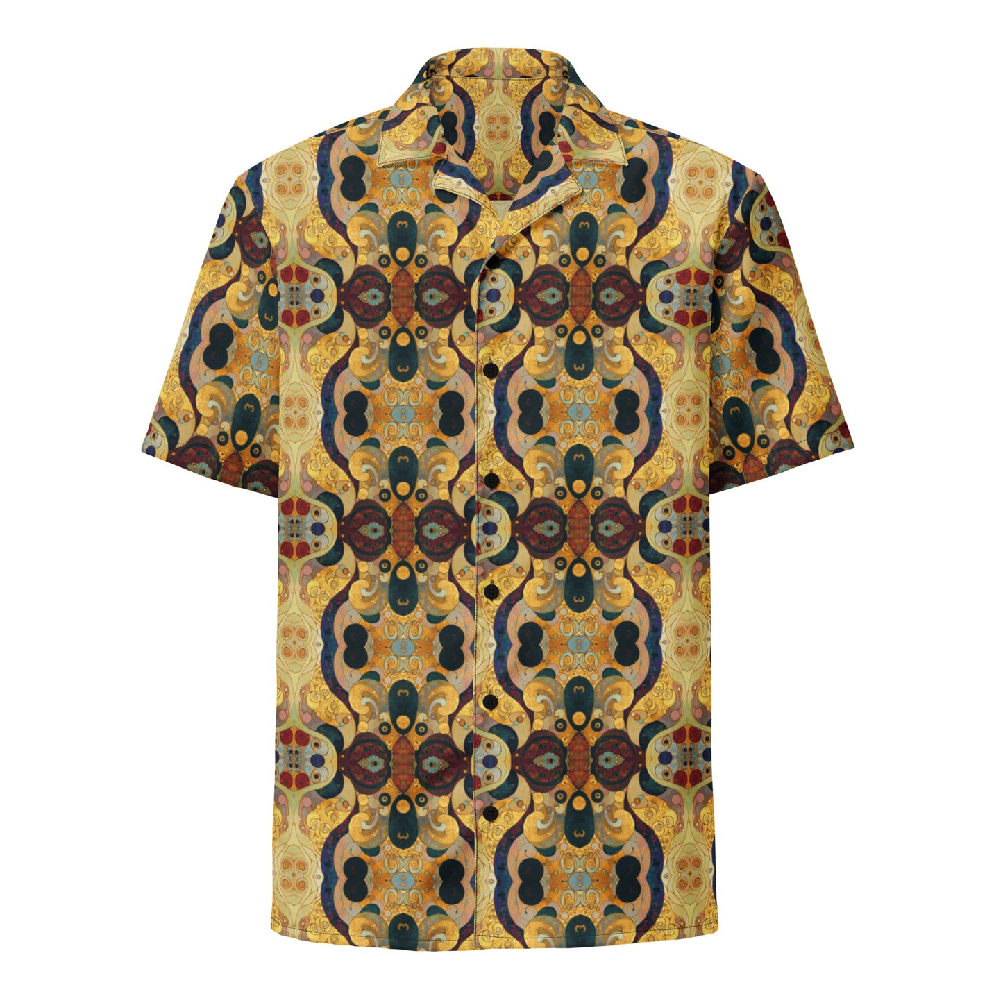 DMV 0407 Chic Boho Unisex button shirt