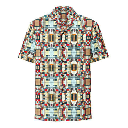 DMV 0184 Geo Boho Unisex button shirt