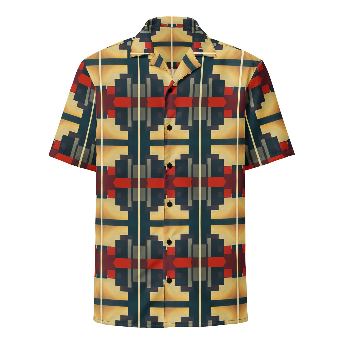 DMV 0186 Geo Boho Unisex button shirt