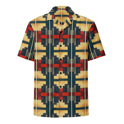 DMV 0186 Geo Boho Unisex button shirt