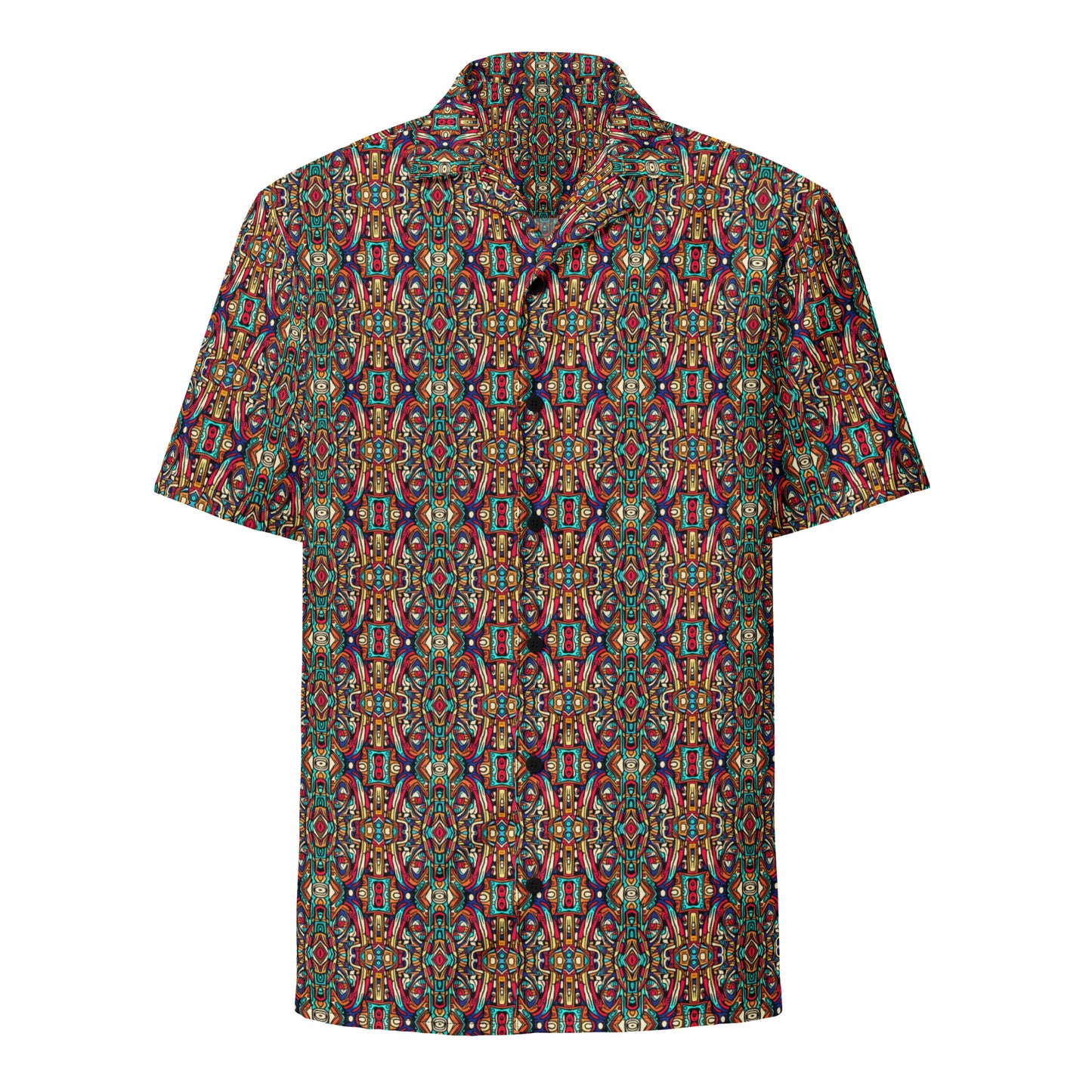 DMV 0198 Chic Boho Unisex button shirt