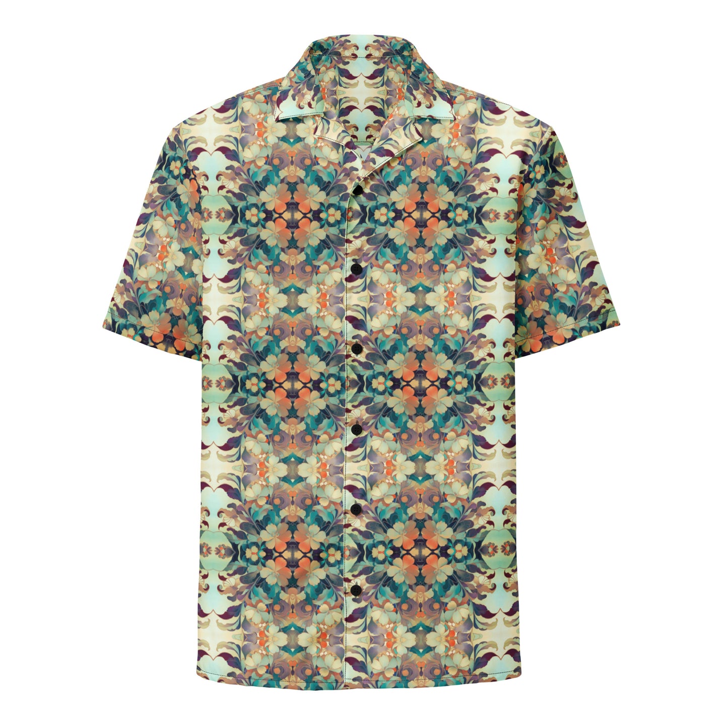 DMV 0408 Chic Boho Unisex button shirt