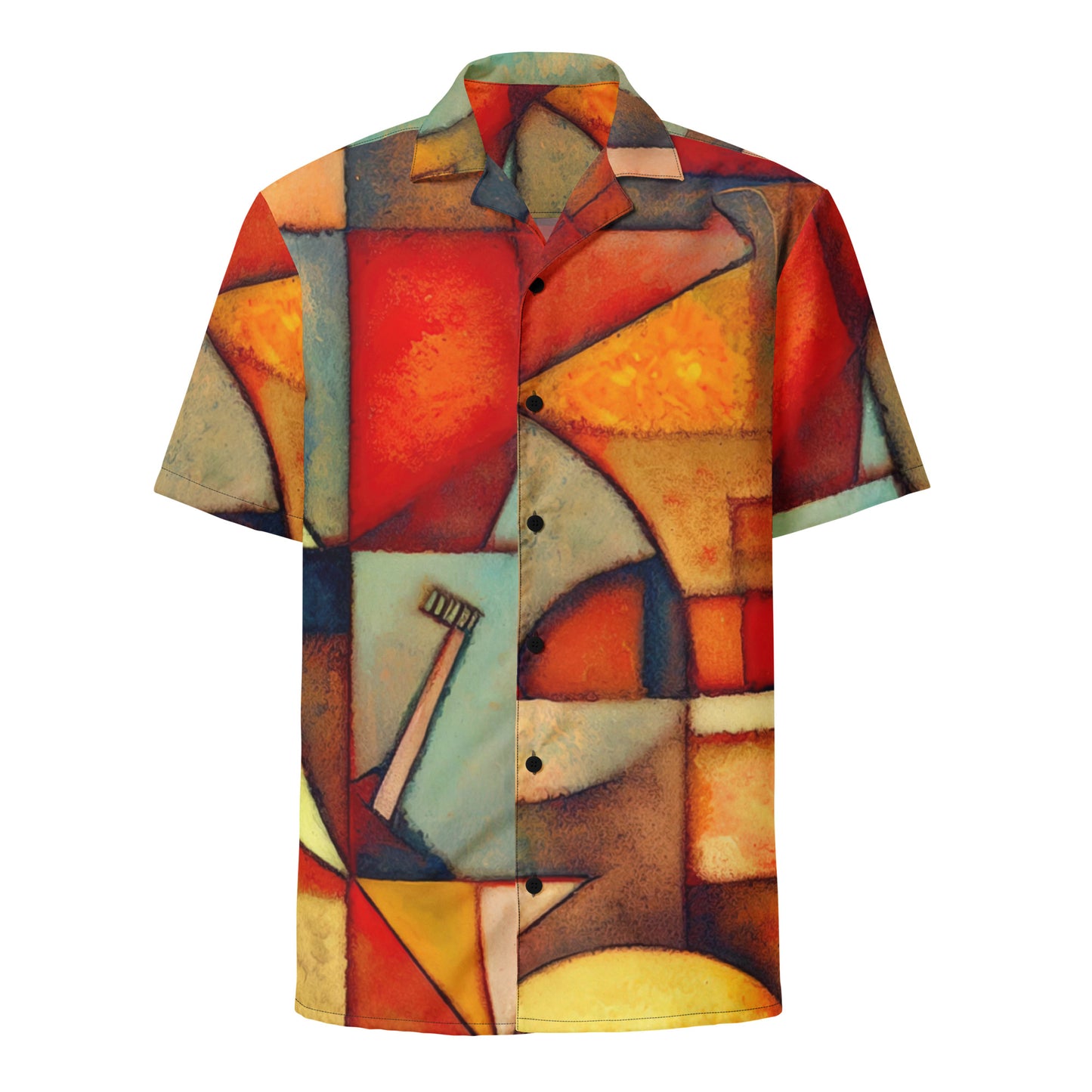 DMV 0298 Retro Art Unisex button shirt