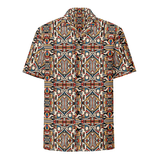 DMV 1349 Chic Boho Unisex button shirt