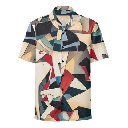 DMV 0508 Abstract Art Unisex button shirt