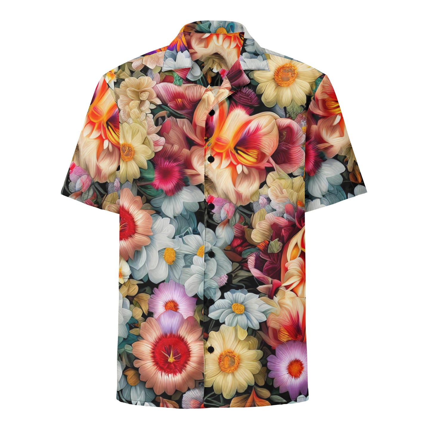 DMV 0874 Floral Unisex button shirt