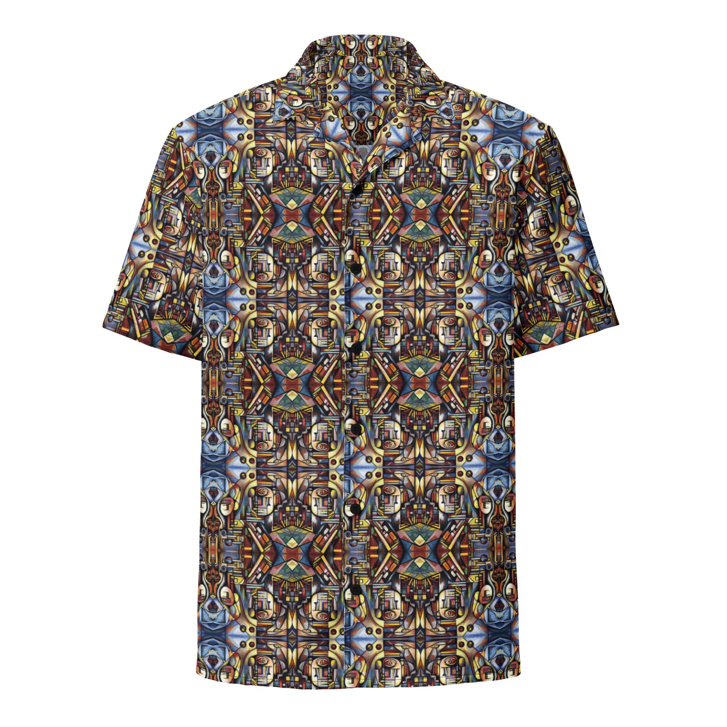 DMV 0652 Conceptual Artsy Unisex button shirt