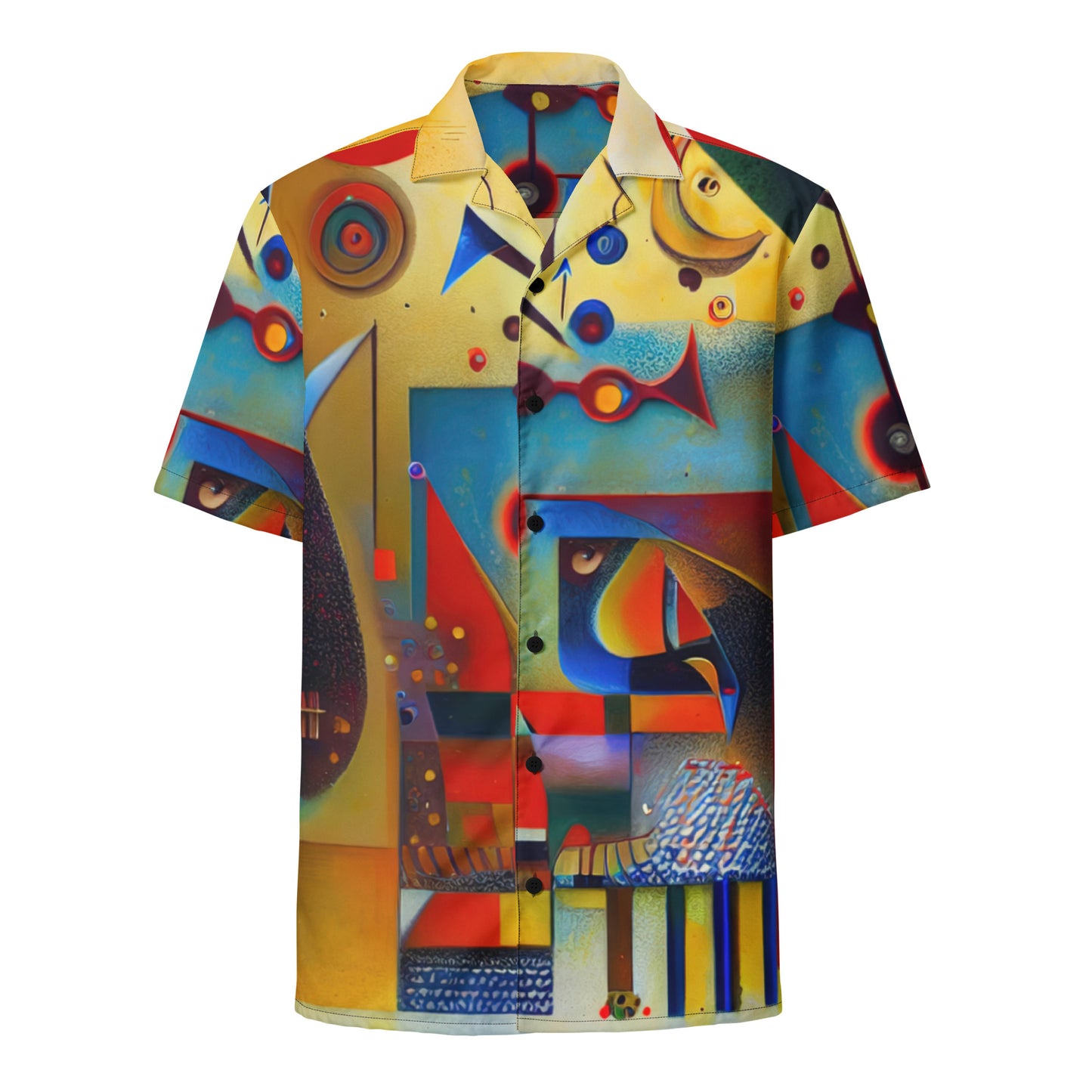 DMV 0350 Retro Art Unisex button shirt