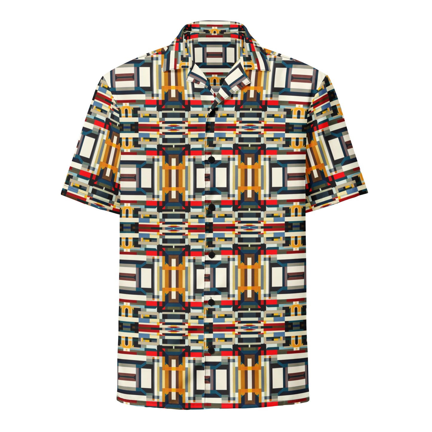 DMV 1848 Geo Boho Unisex button shirt