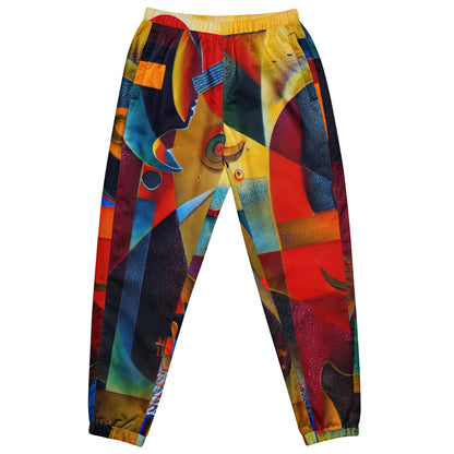 DMV 0350 Retro Art Unisex track pants