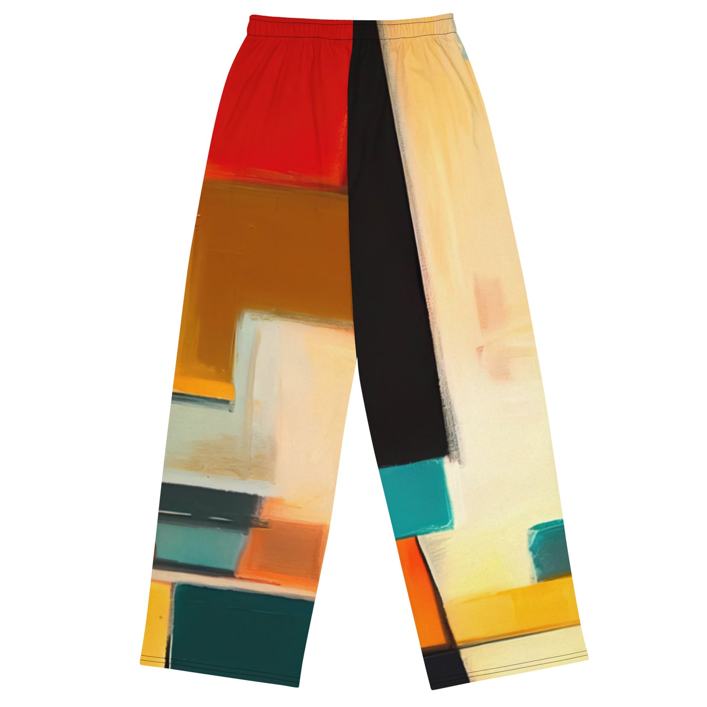 DMV 0282 Abstract Art All-over print unisex wide-leg pants