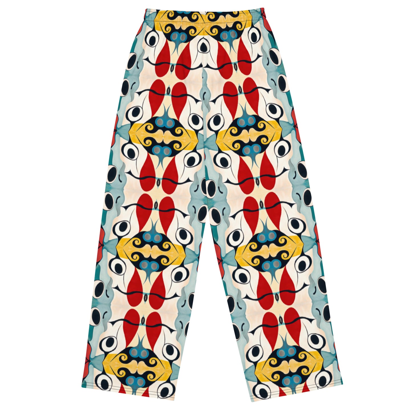 DMV 0230 Vintage Artsy All-over print unisex wide-leg pants