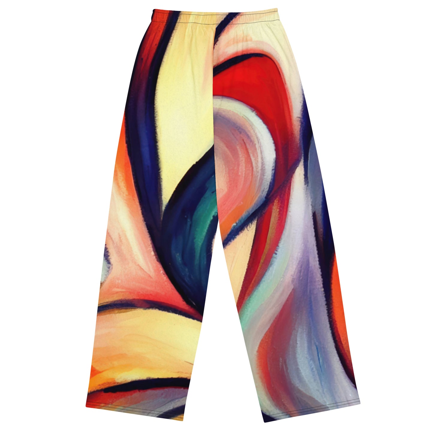 DMV 0277 Abstract Art All-over print unisex wide-leg pants