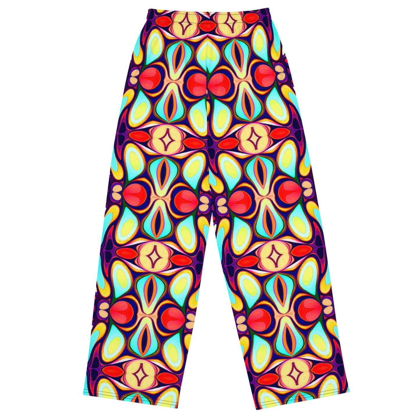 DMV 0036 Vintage Artsy All-over print unisex wide-leg pants