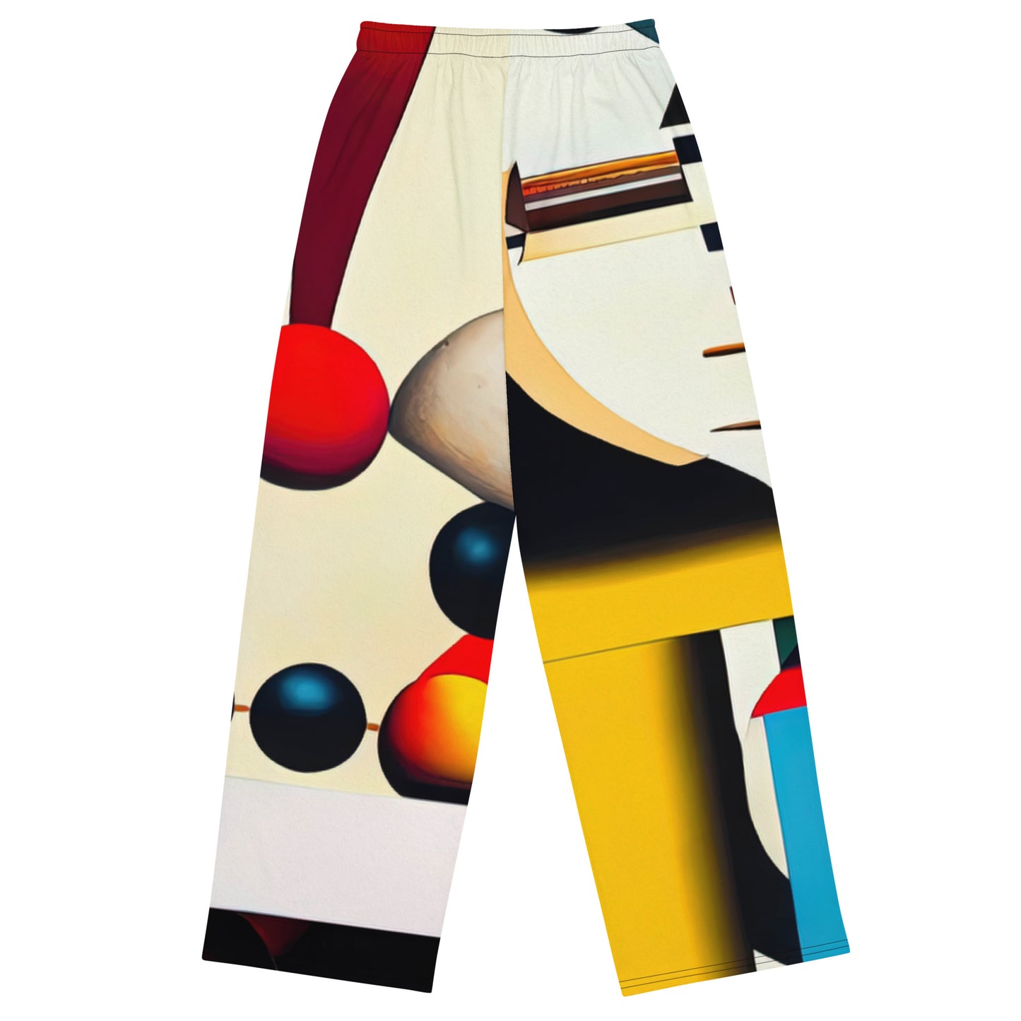 DMV 0055 Retro Art All-over print unisex wide-leg pants