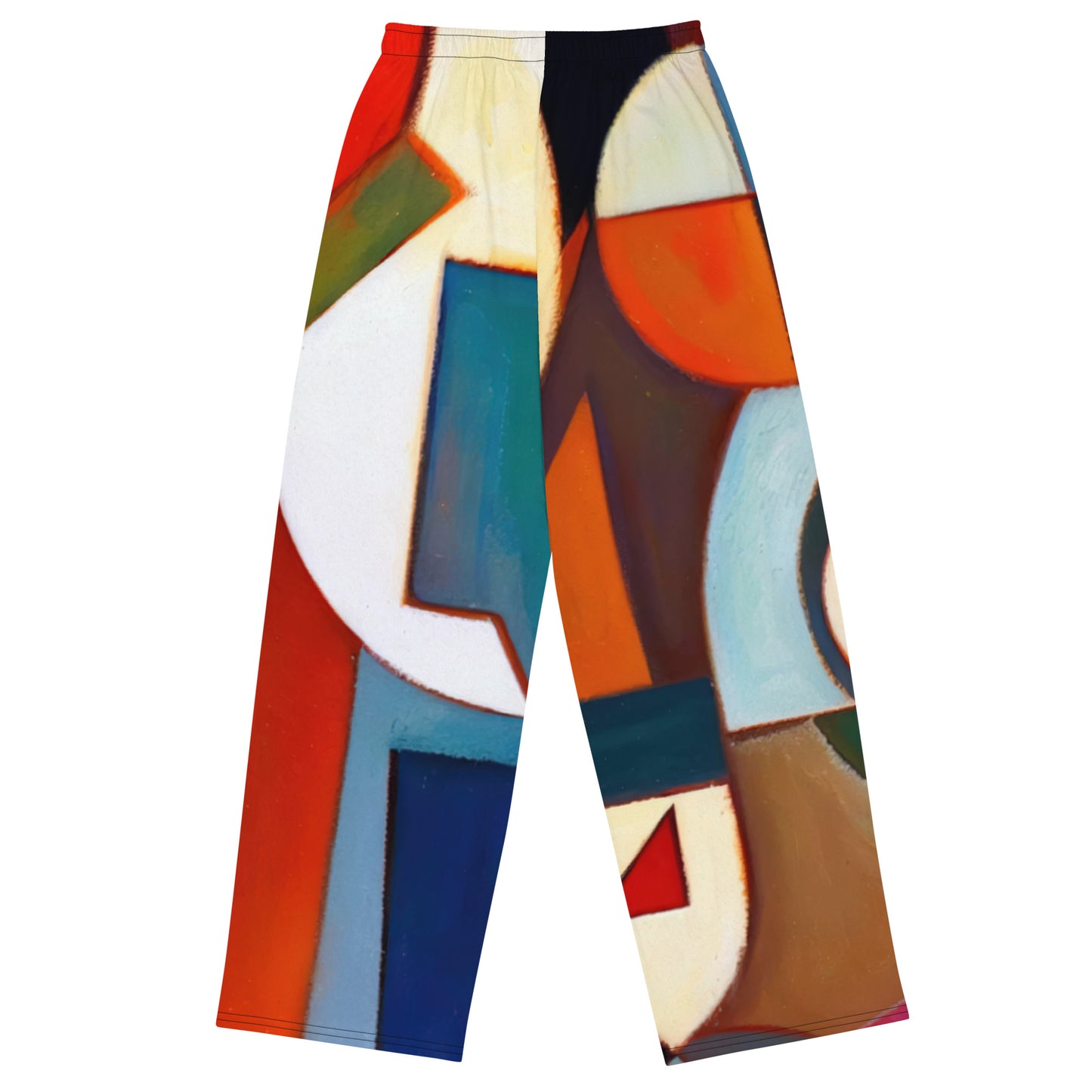 DMV 0025 Abstract Art All-over print unisex wide-leg pants