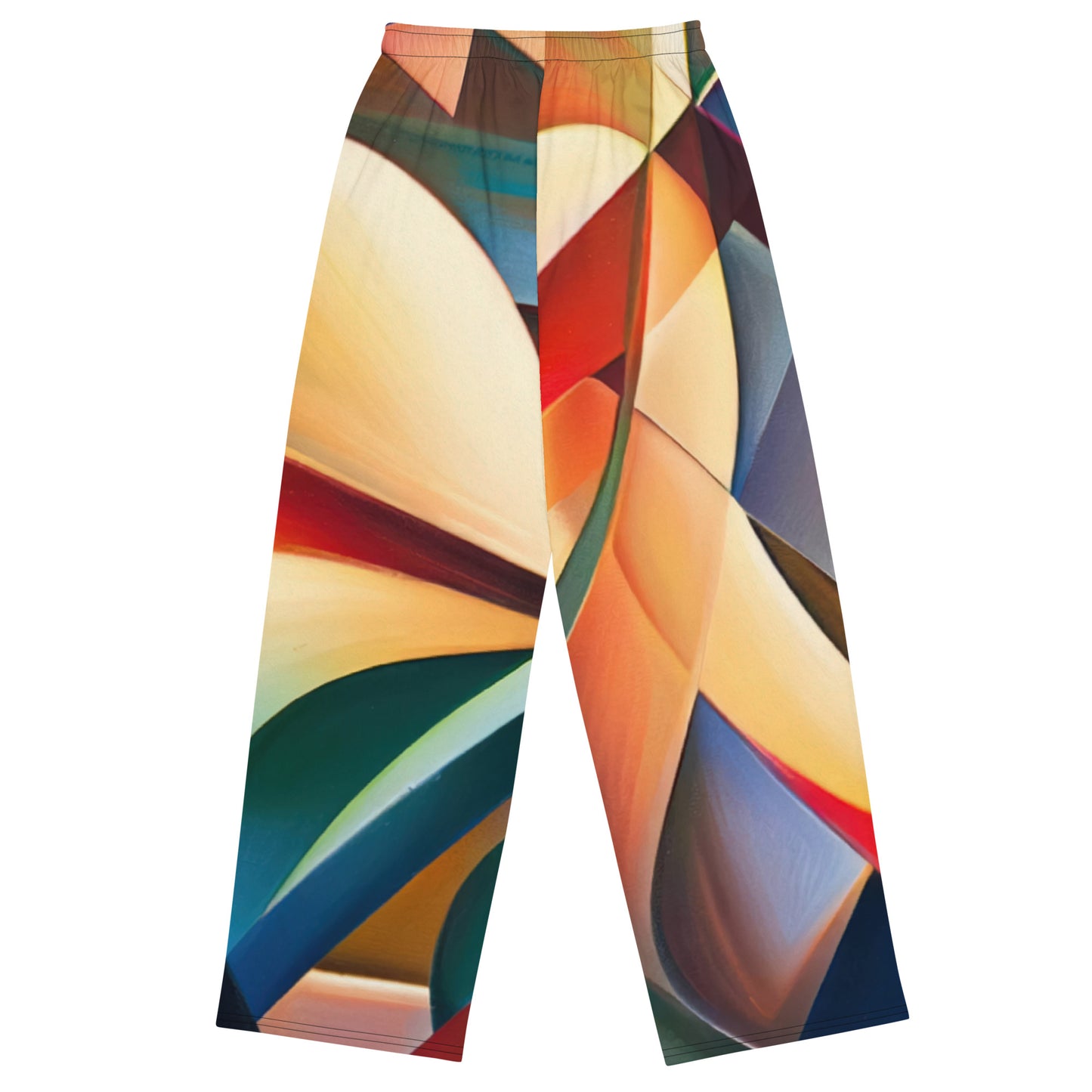 DMV 0015 Abstract Art All-over print unisex wide-leg pants