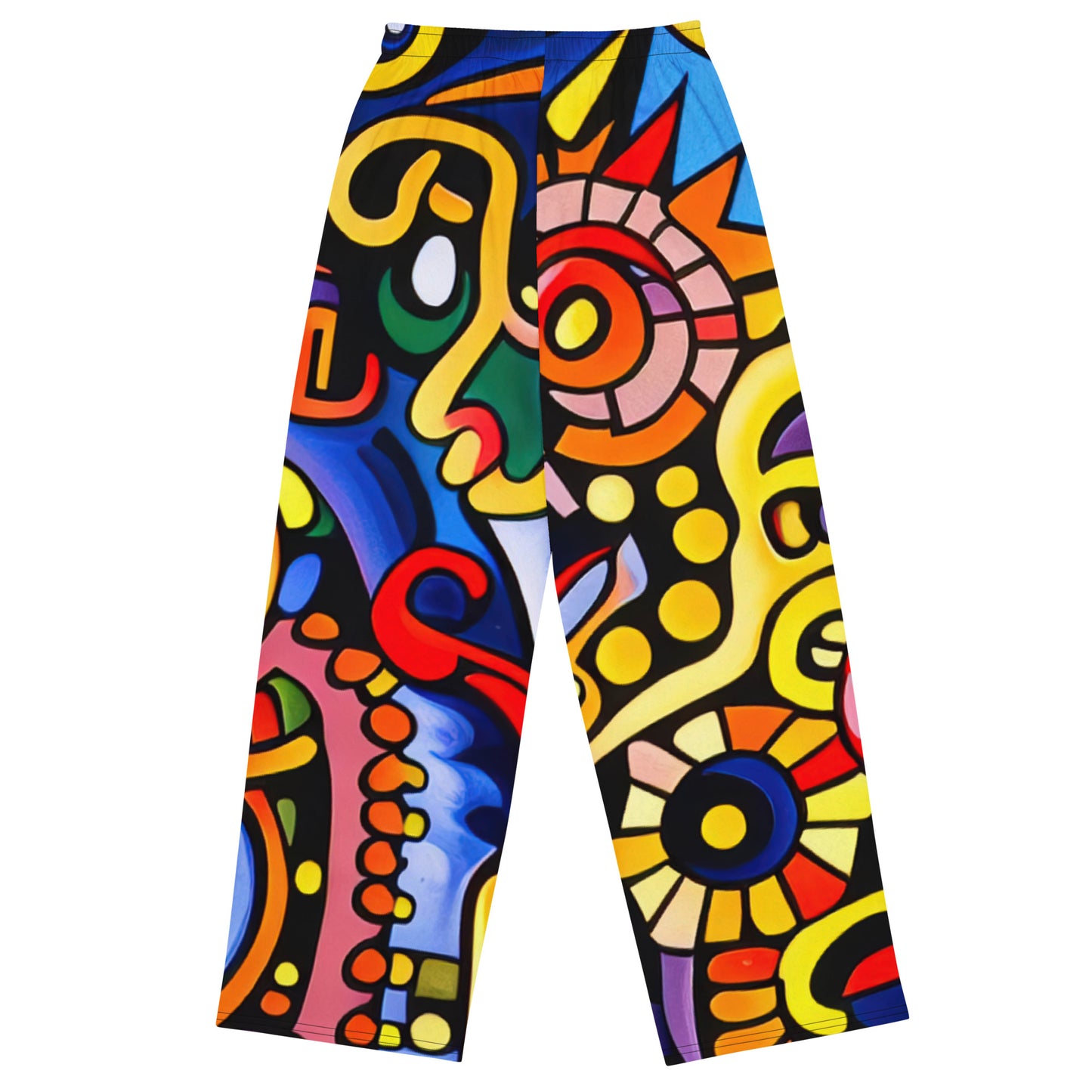 DMV 0051 Psy Art All-over print unisex wide-leg pants