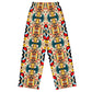 DMV 0040 Vintage Artsy All-over print unisex wide-leg pants