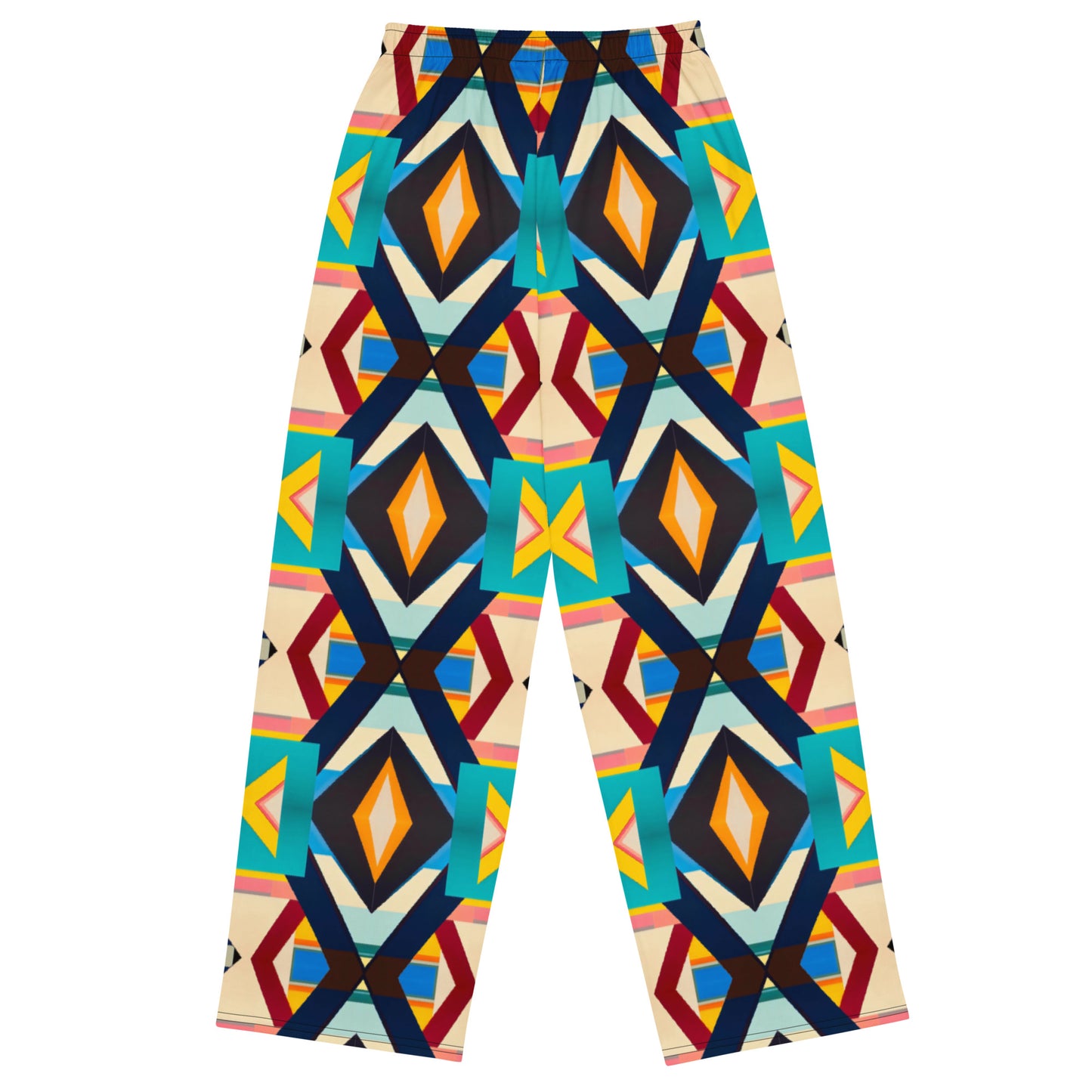 DMV 0111 Classic Boho All-over print unisex wide-leg pants