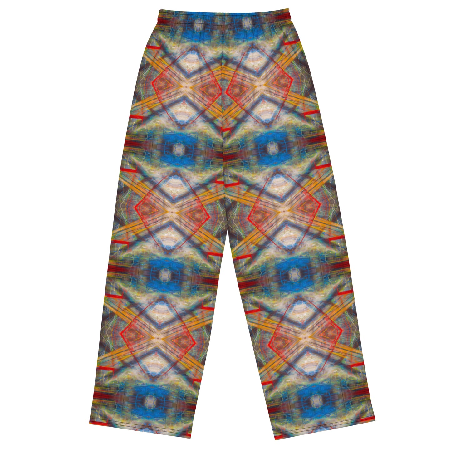 DMV 0159 Avant Garde Artsy All-over print unisex wide-leg pants