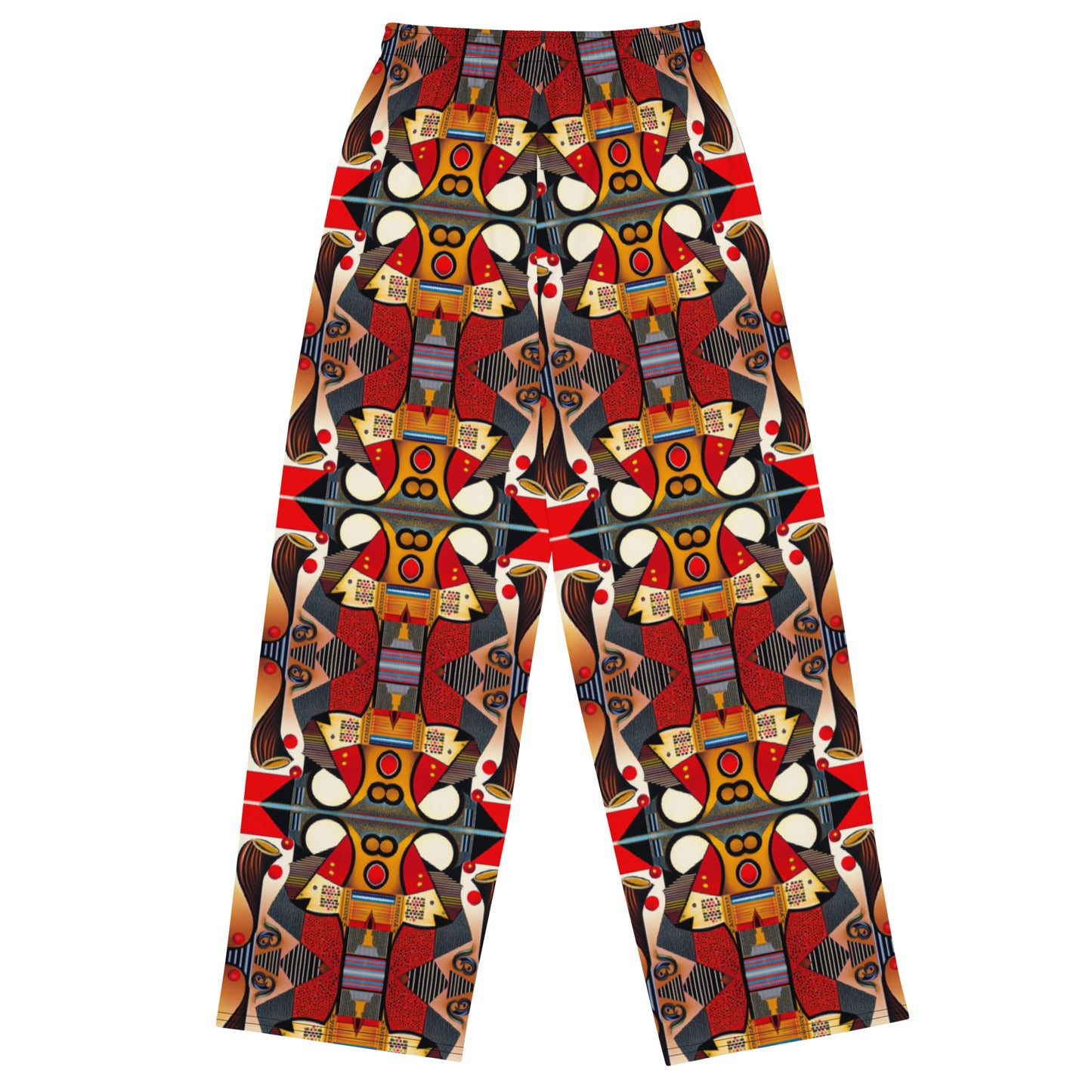 DMV 0208 Chic Boho All-over print unisex wide-leg pants