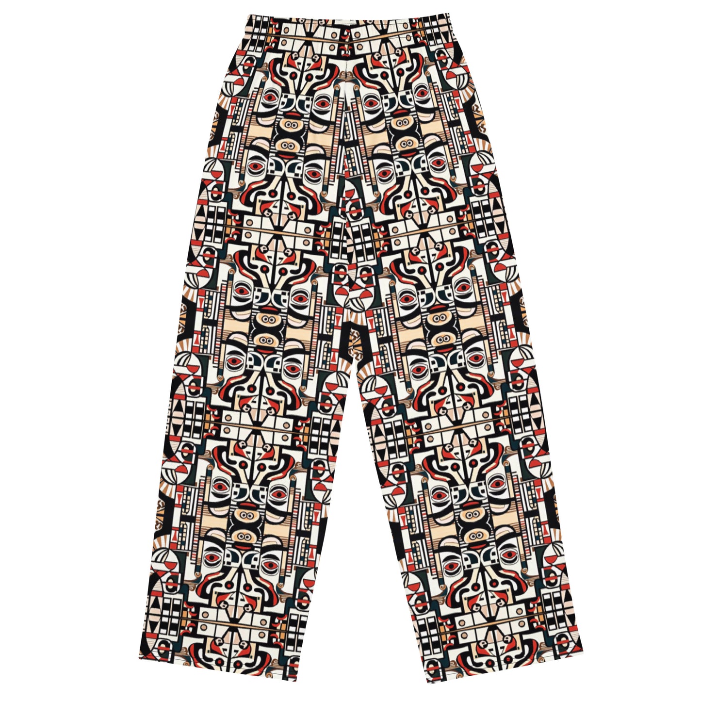 DMV 0131 Chic Boho All-over print unisex wide-leg pants