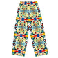 DMV 0102 Vintage Artsy All-over print unisex wide-leg pants